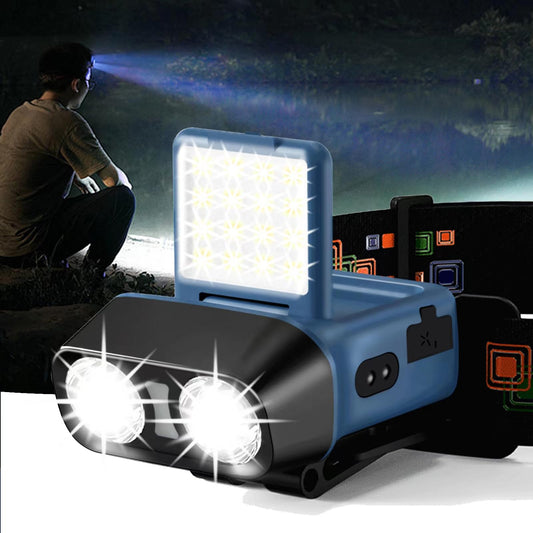 1200LM USB Rechargeable LED Headlamp for Outdoor Use