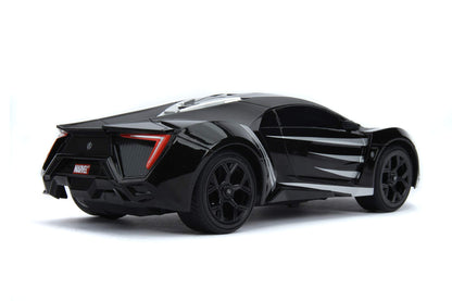 Marvel Black Panther 1:16 Lykan Hypersport RC Radio Control Cars, Toys for Kids and Adults
