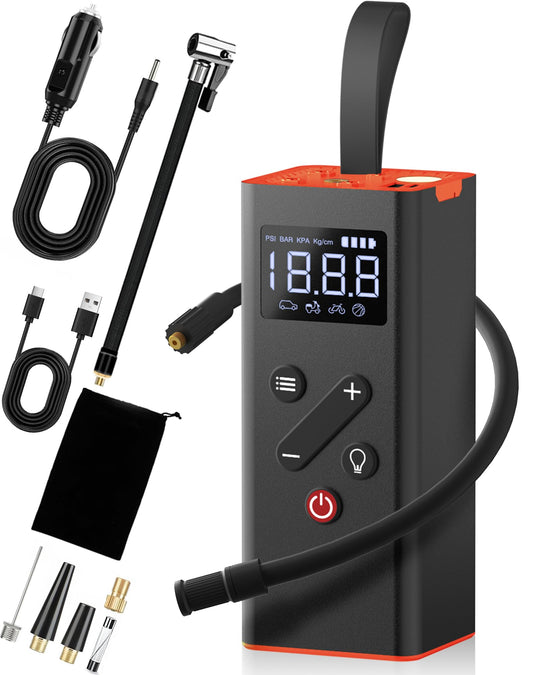 Portable Cordless Tire Inflator Air Compressor