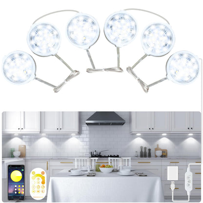 Dimmable Bluetooth LED Under Cabinet Lights