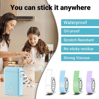 ORGBRO Bluetooth Mini Label Maker for Organizing