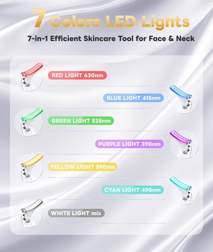 7 Color Facial Massager Tool for Skin Care