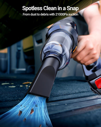 SEALIGHT Cordless Car Vacuum with Dual Batteries