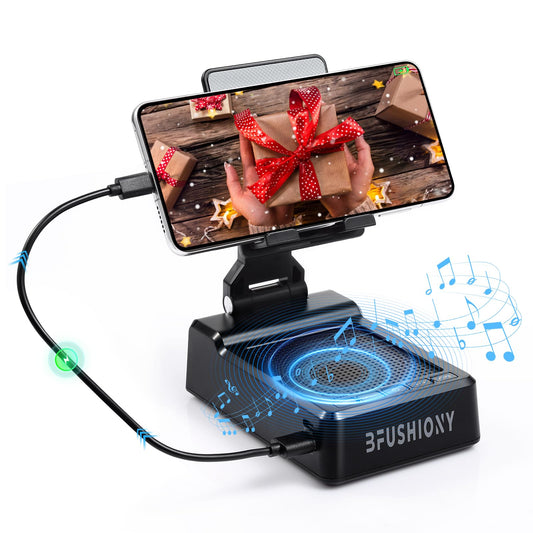 Phone Stand with Wireless Charger and Speaker