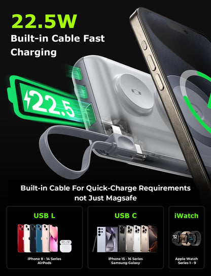 10000mAh LISEN MagSafe Wireless Power Bank