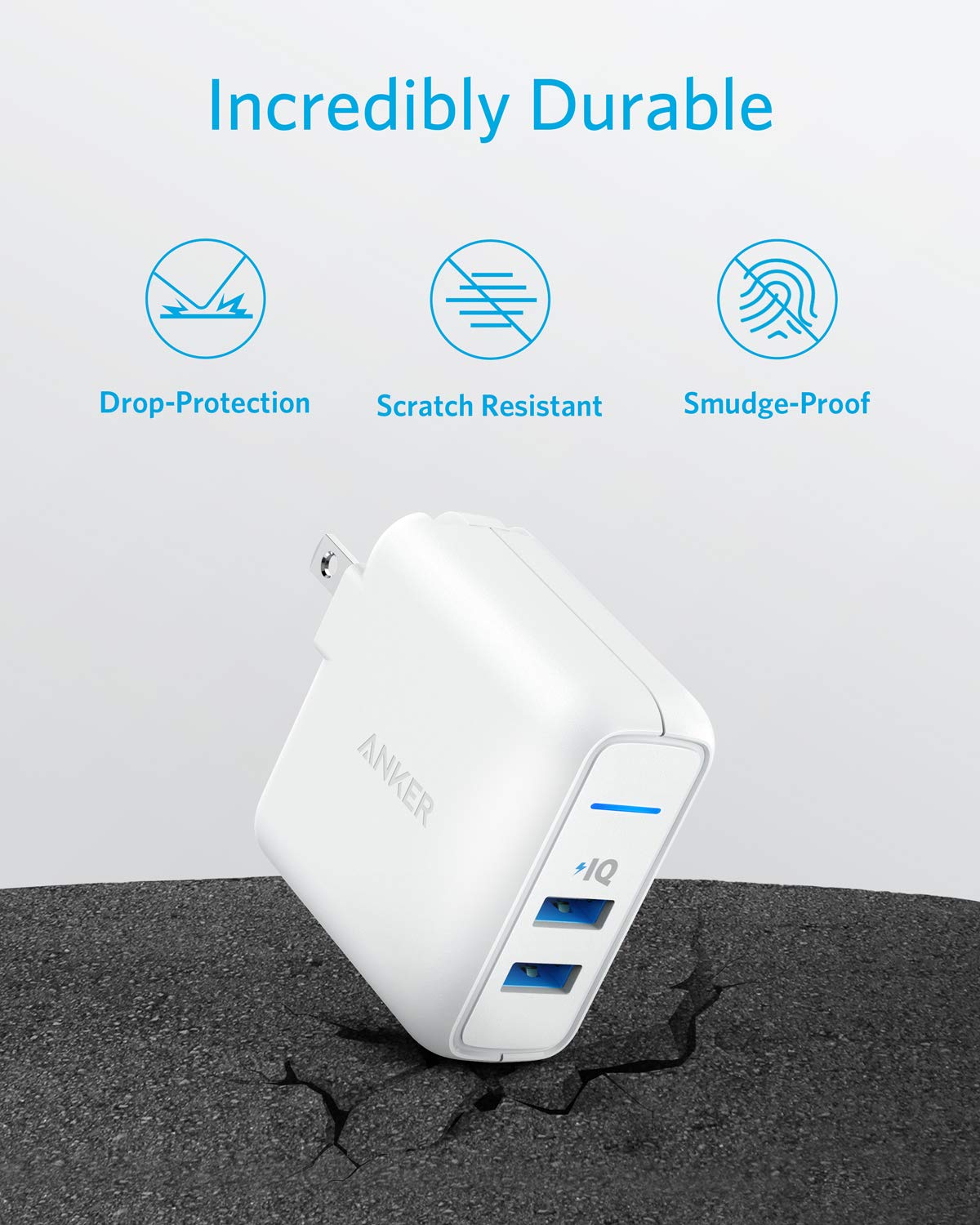 Anker Dual-Port 24W USB Wall Charger