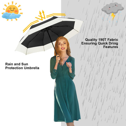 LEAGERA Compact Travel Umbrella for Women