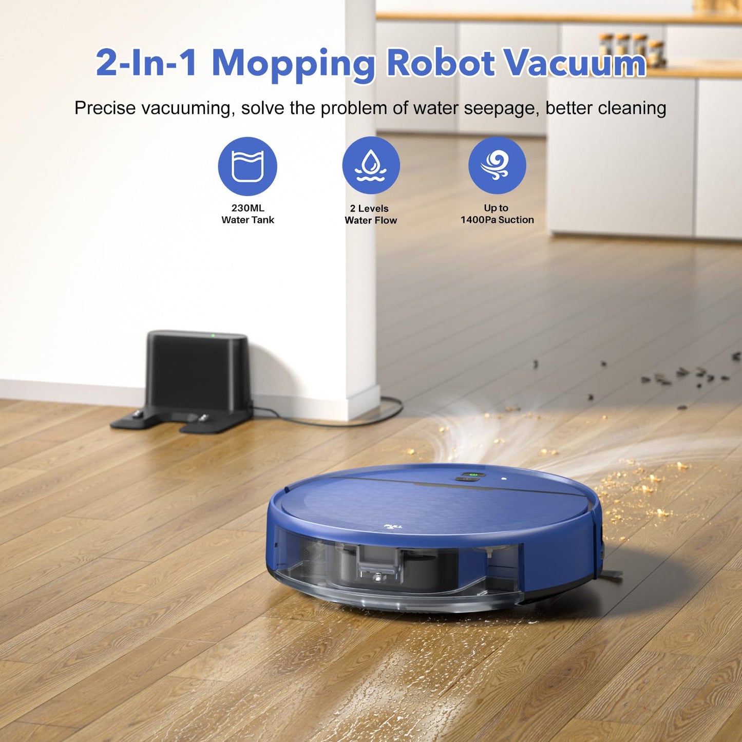 iMartine 2-in-1 Robot Vacuum and Mop