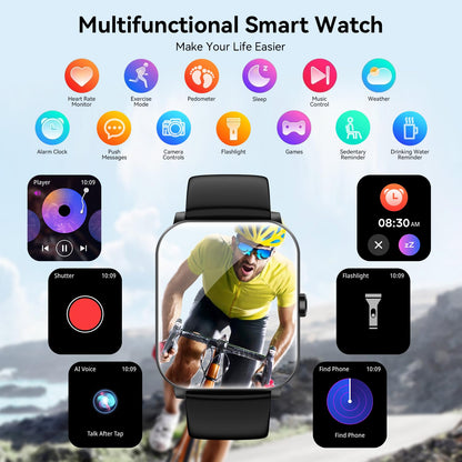 Smart Watch IP68 Fitness Tracker for Android iOS