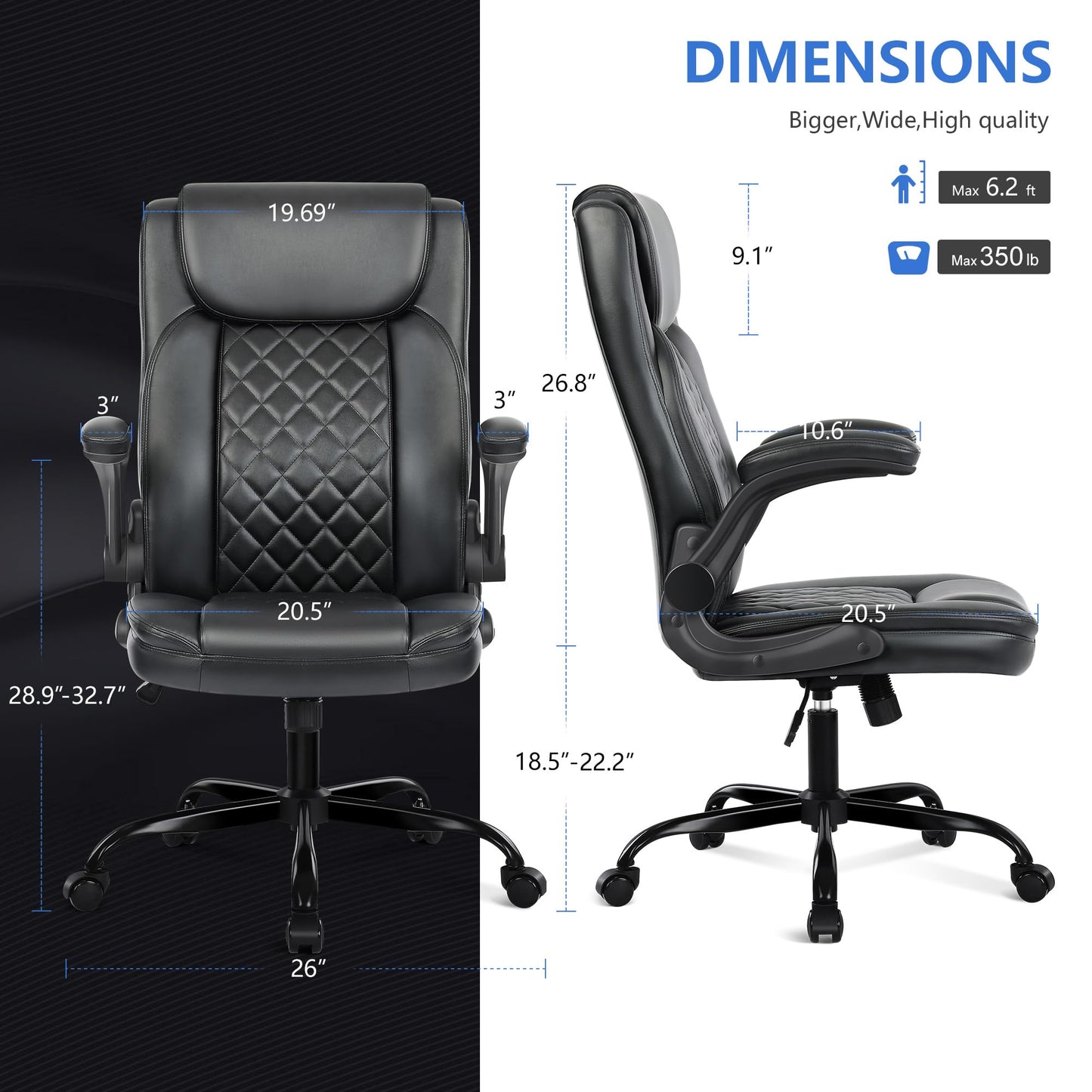 Big and Tall High Back Office Chair