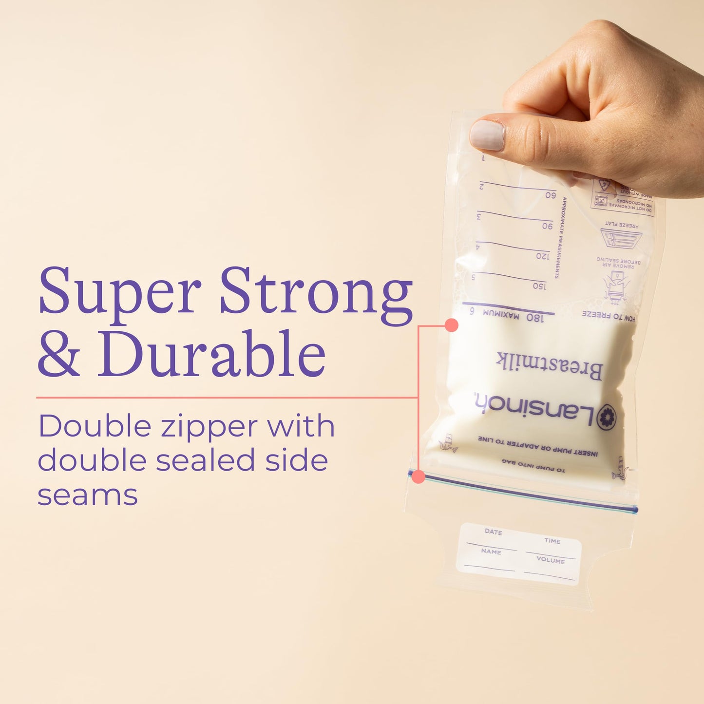 Lansinoh 100 Count Breastmilk Storage Bags