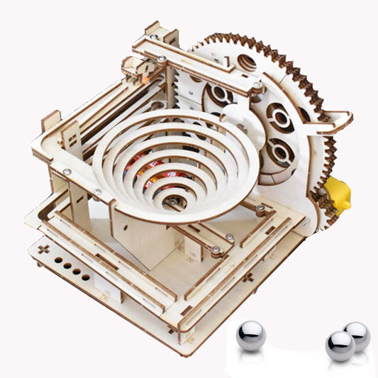 3D Wooden Marble Run Puzzle Kit for Adults