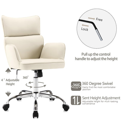 BERYTH Adjustable Height Swivel Office Chair
