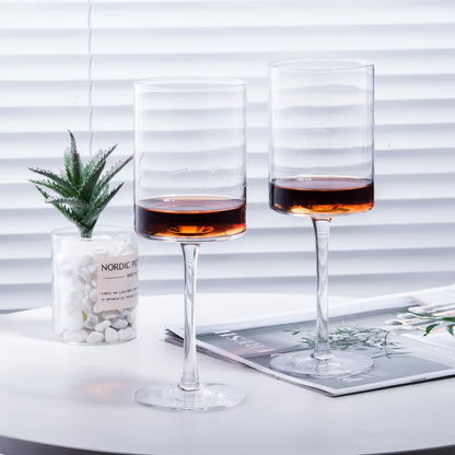 BACLIFE Set of 4 Modern Wine Glasses 15oz