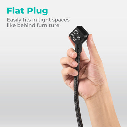 KMC 5-Outlet Surge Protector with USB Ports