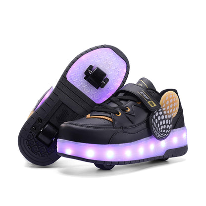 Pairobin 2-in-1 Kids Roller Skate Shoes