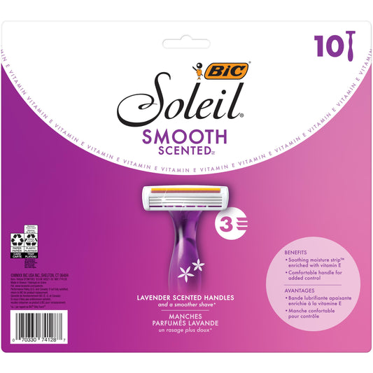 10-Pack BIC Women's Disposable Razors with Moisture Strip