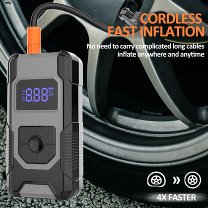 Portable Air Compressor Tire Inflator with Gauge