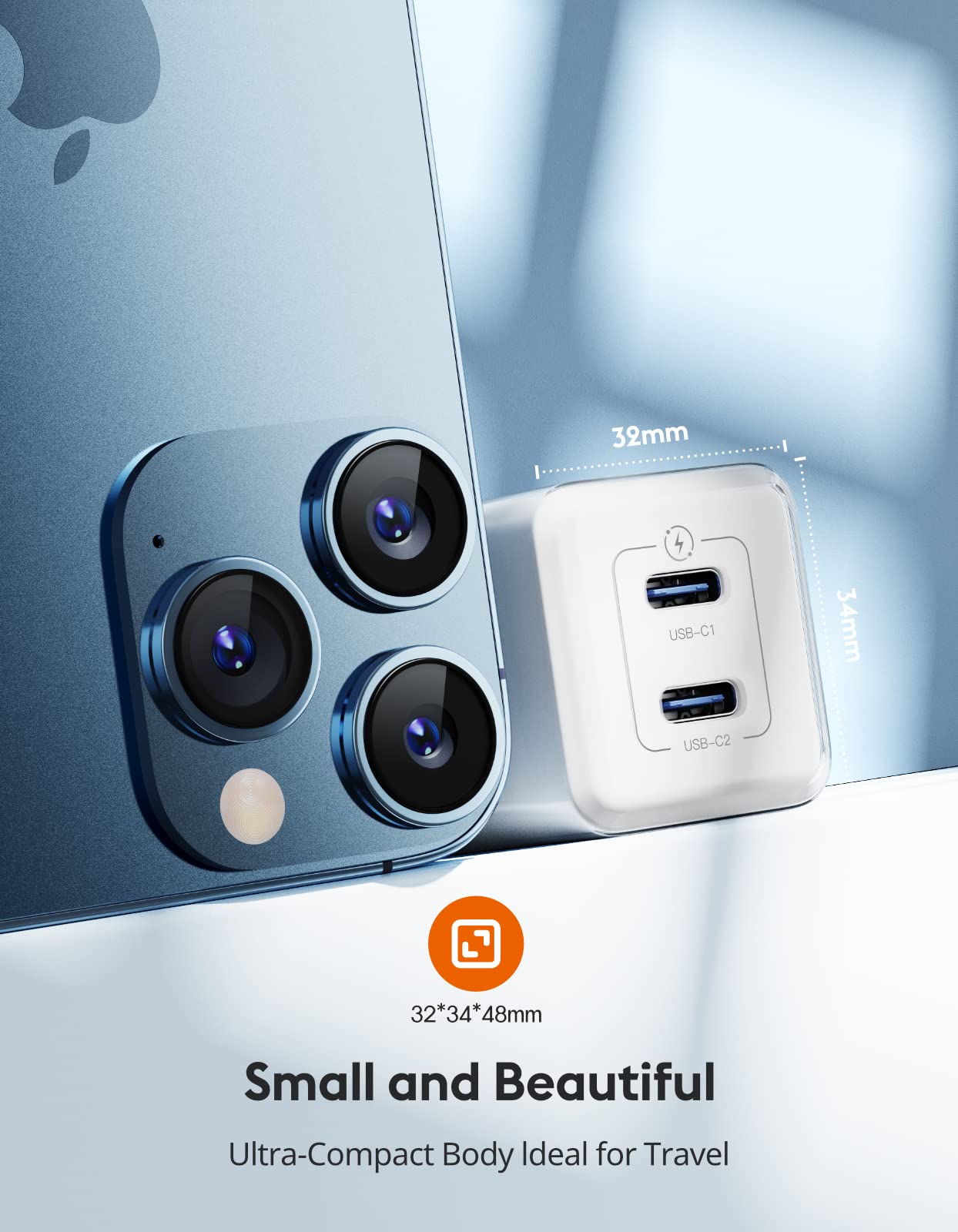 35W Dual USB C Wall Charger Fast Charging