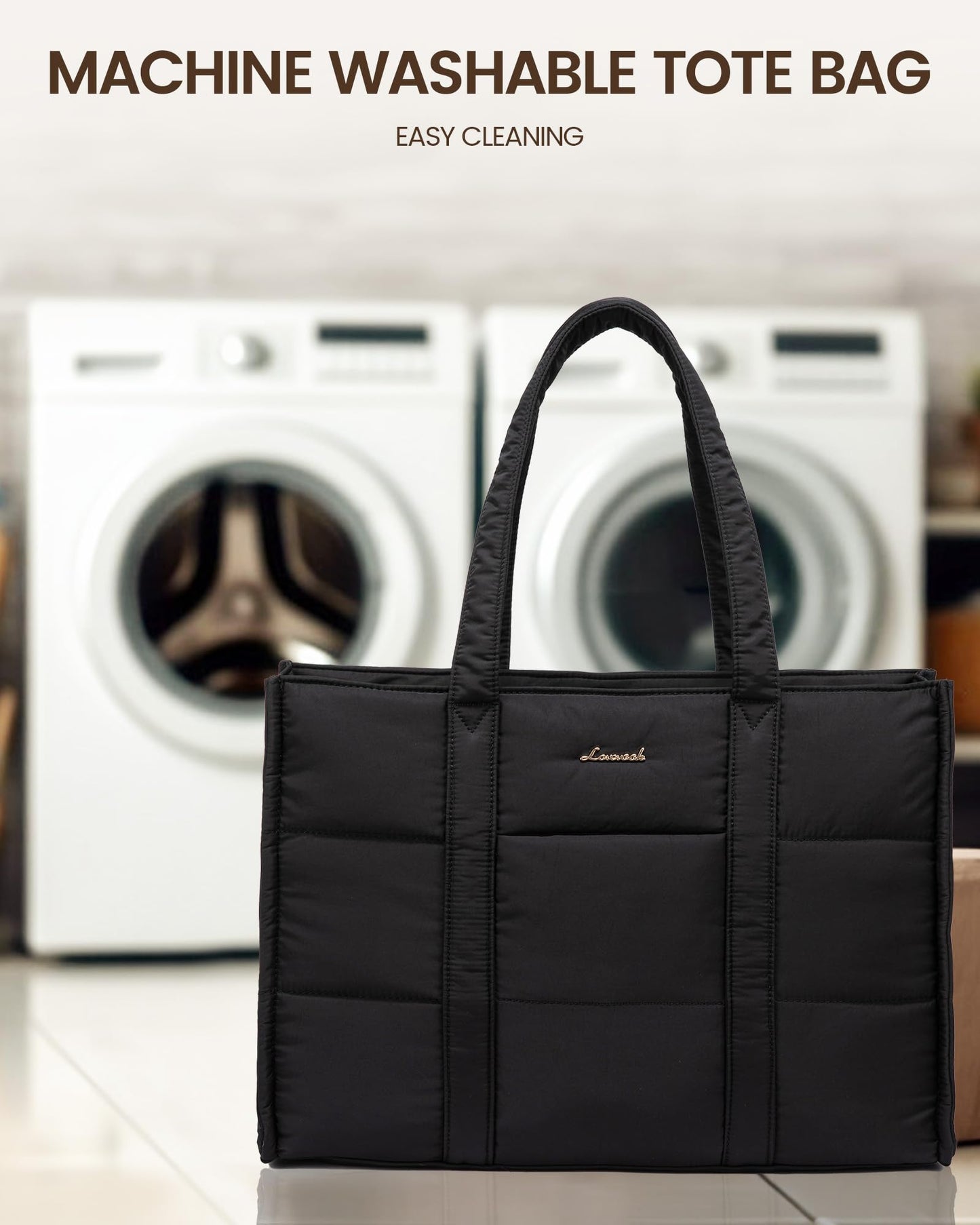 LOVEVOOK 15.6 Inch Laptop Tote Bag for Work