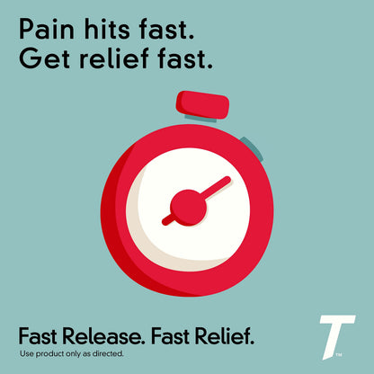 Tylenol Extra Strength Acetaminophen Rapid Release Gels for Pain & Fever Relief, 24 ct