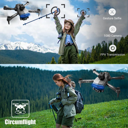 4K HD FPV Foldable Drone with Gesture Control