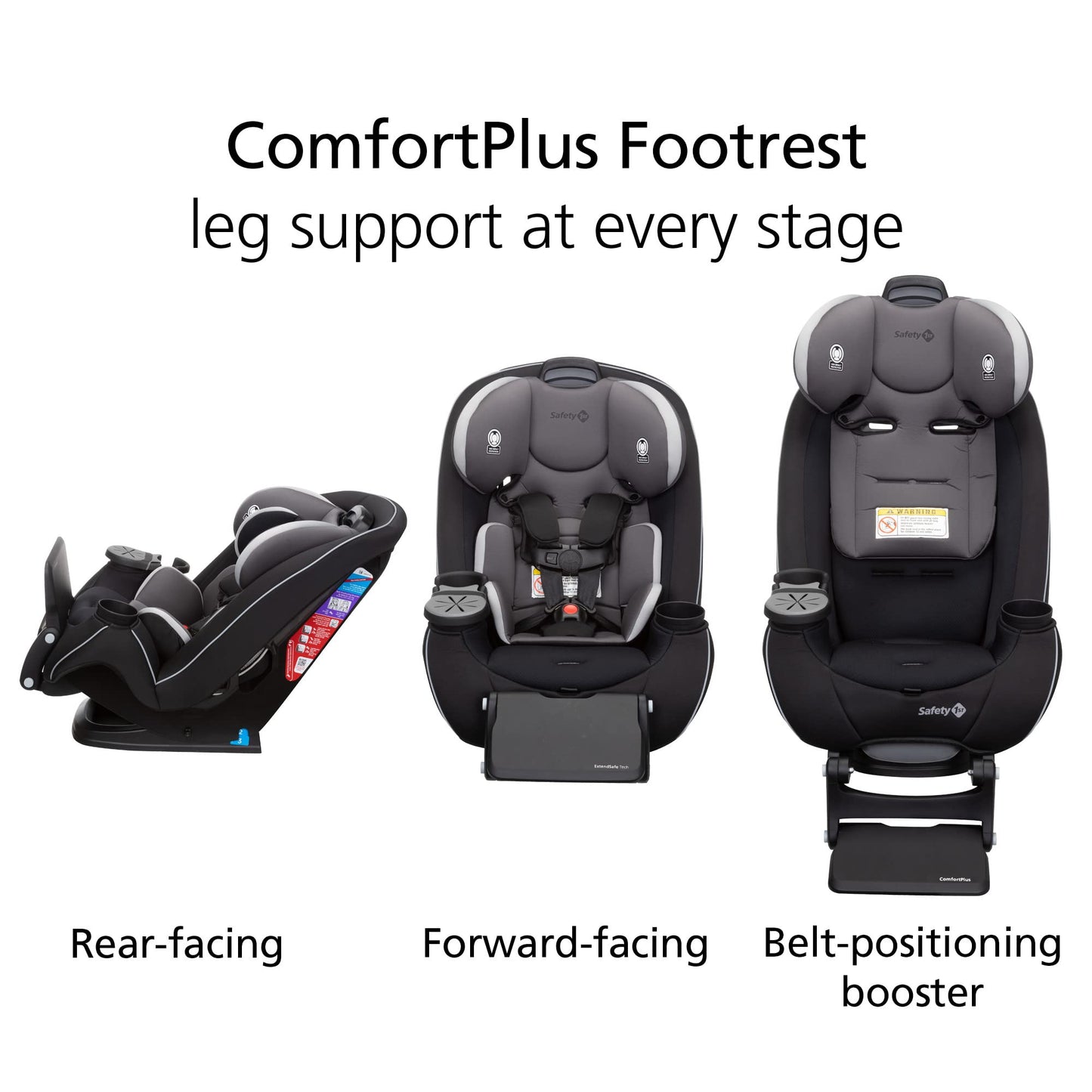 Safety 1st Grow and Go™ Extend 'n Ride LX All-in-One Convertible Car Seat, Mineshaft