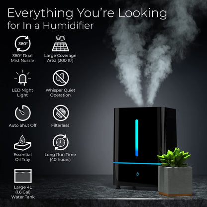 4L Everlasting Comfort Humidifier with Oil Diffuser