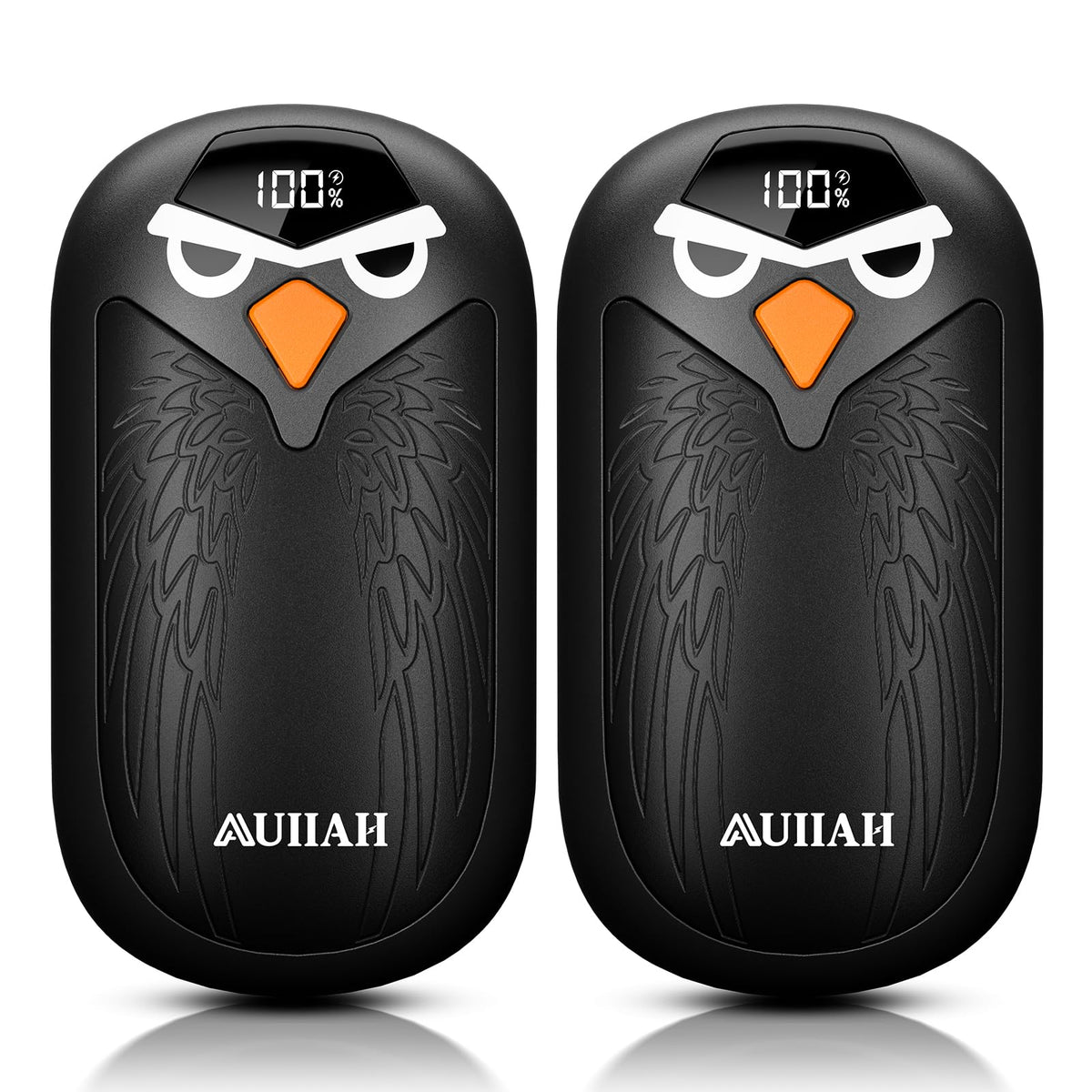 2 Pack Rechargeable Electric Hand Warmers with LED Display