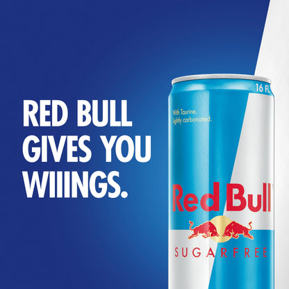 12 Pack Red Bull Sugar Free Energy Drink