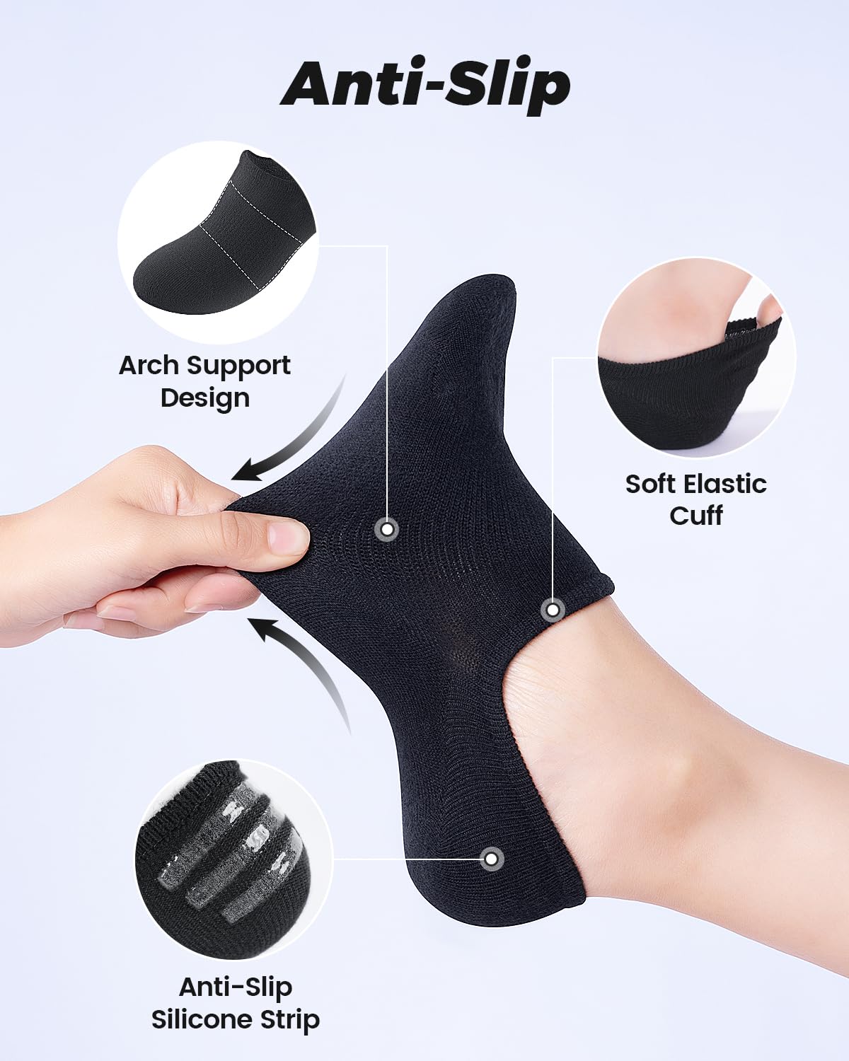 No Show Socks for Men and Women IDEGG