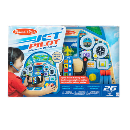 Melissa & Doug Interactive Jet Pilot Dashboard Toy