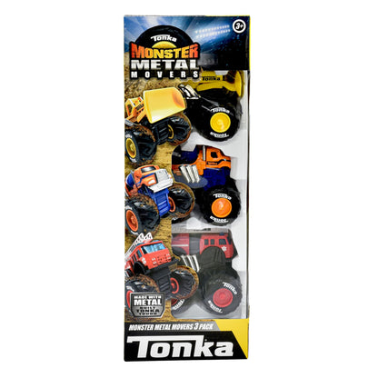 Tonka Metal Movers 3-Pack Trucks Set