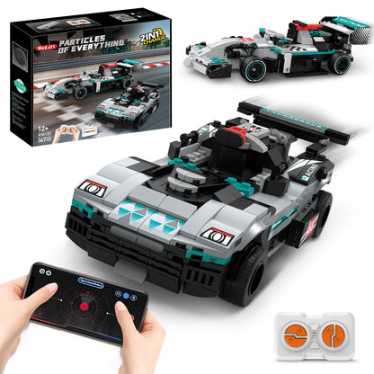 STEM Building Toys Remote Control Racing Car Set