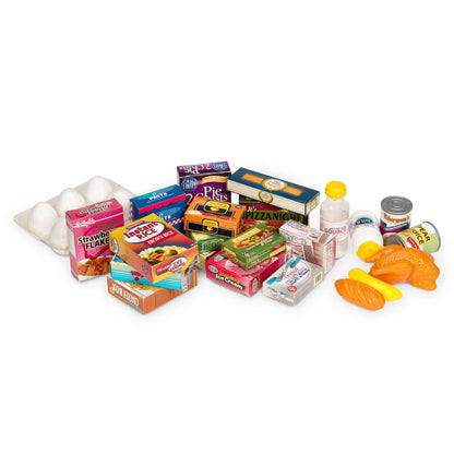 Battat Shopping Playset with Cart and 29 Foods