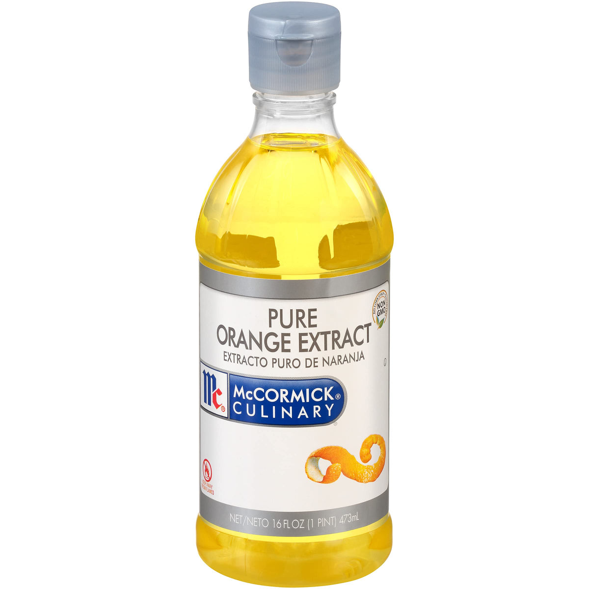 16 fl oz McCormick Culinary Pure Orange Extract (OU)