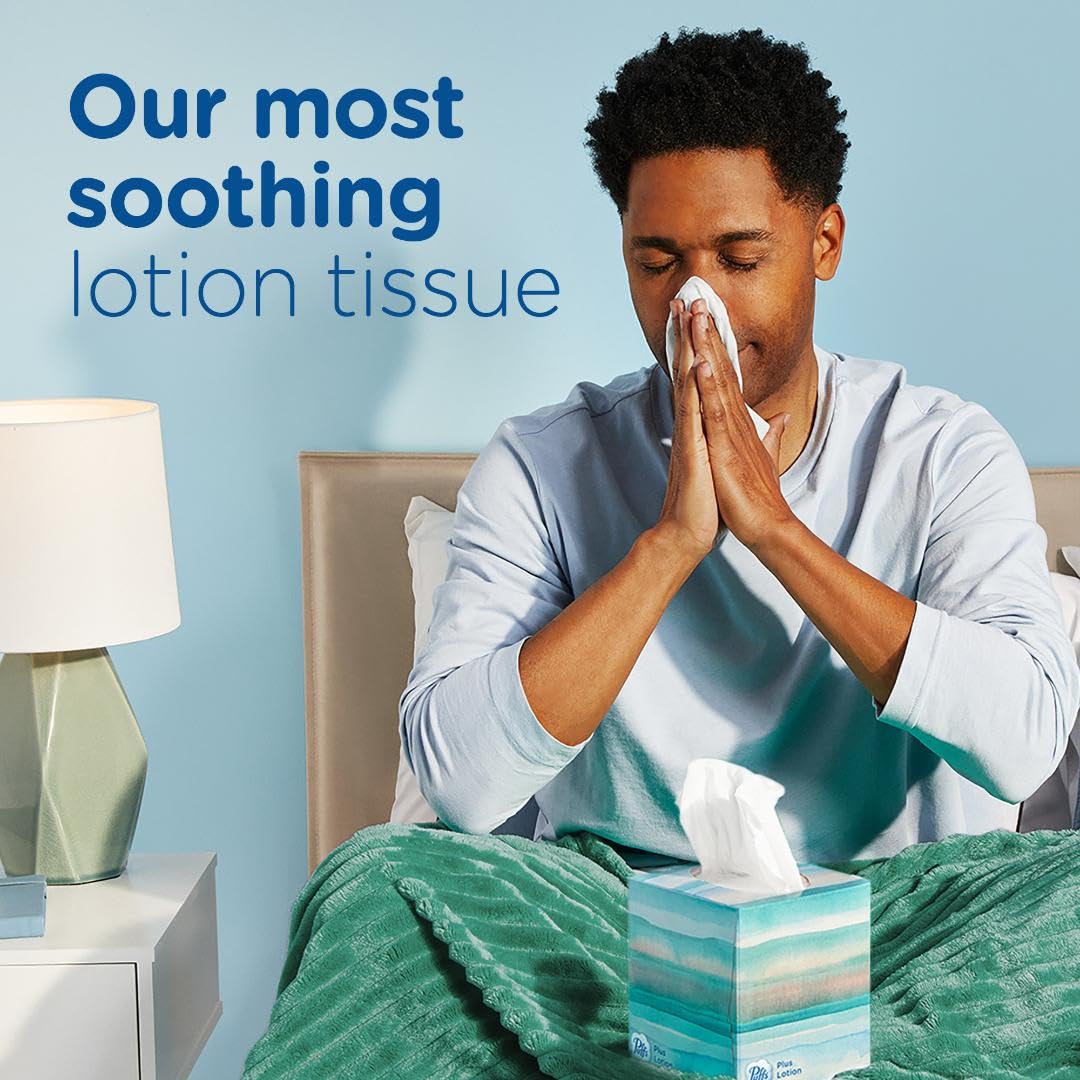 Puffs Plus Lotion Tissues 10 Cube Pack