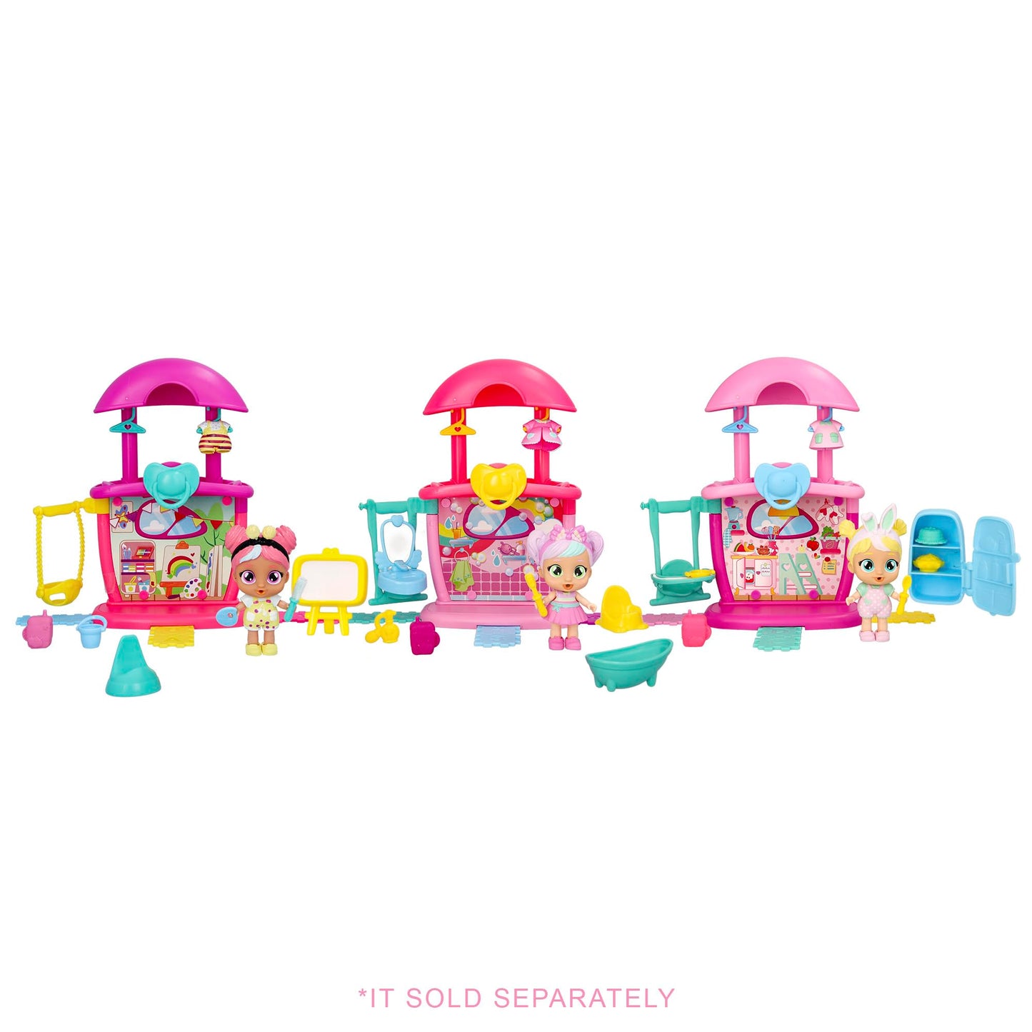 Cry Babies Chloe's Kitchen Playset with Doll & Accessories