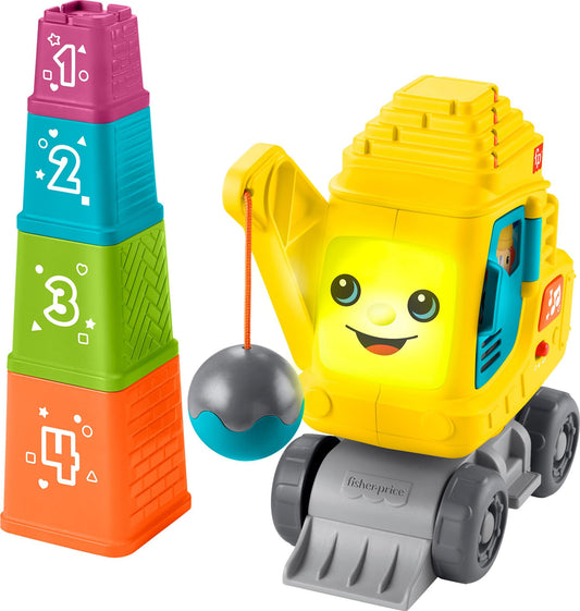 Fisher-Price Learning Toy Crane with Blocks