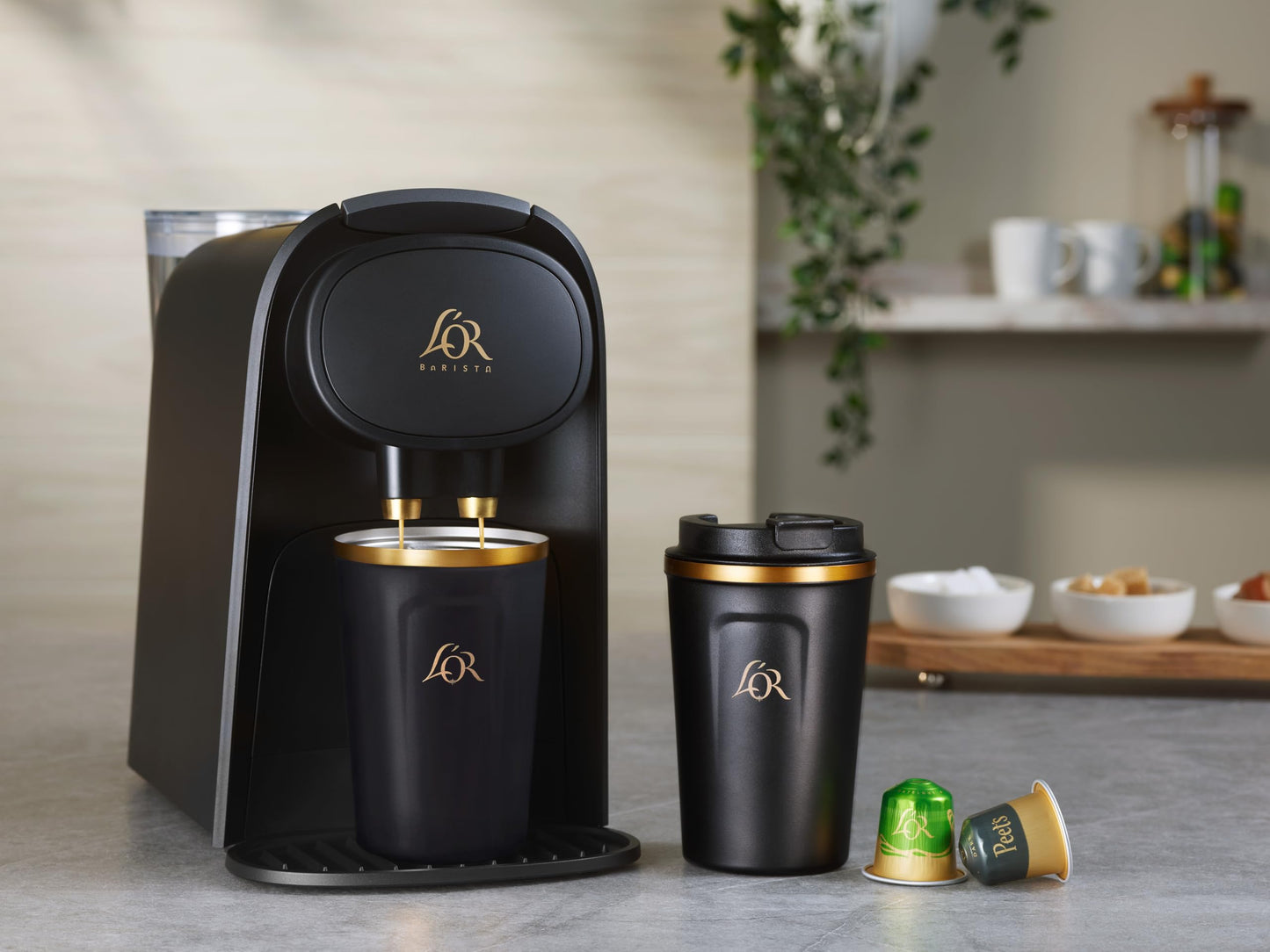 L'OR Stainless Steel Travel Mug for Beverages