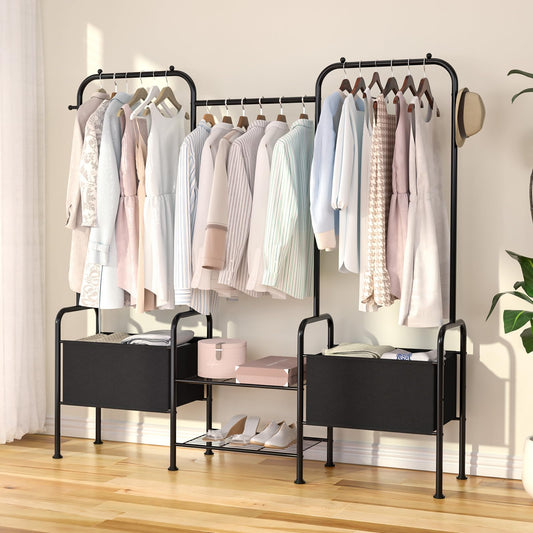 Heavy Duty Garment Rack for Clothes Storage