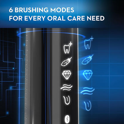 Rechargeable Electric Toothbrush with Travel Case (2 Pack)