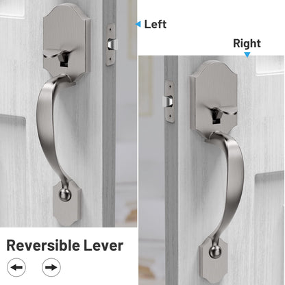 Electronic Keypad Deadbolt Door Lock, Satin Nickel