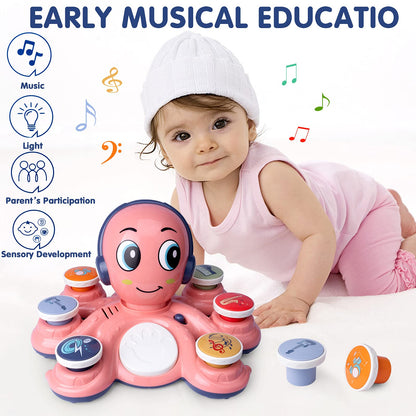 Musical Octopus Toy for Toddlers by CYURMJUN