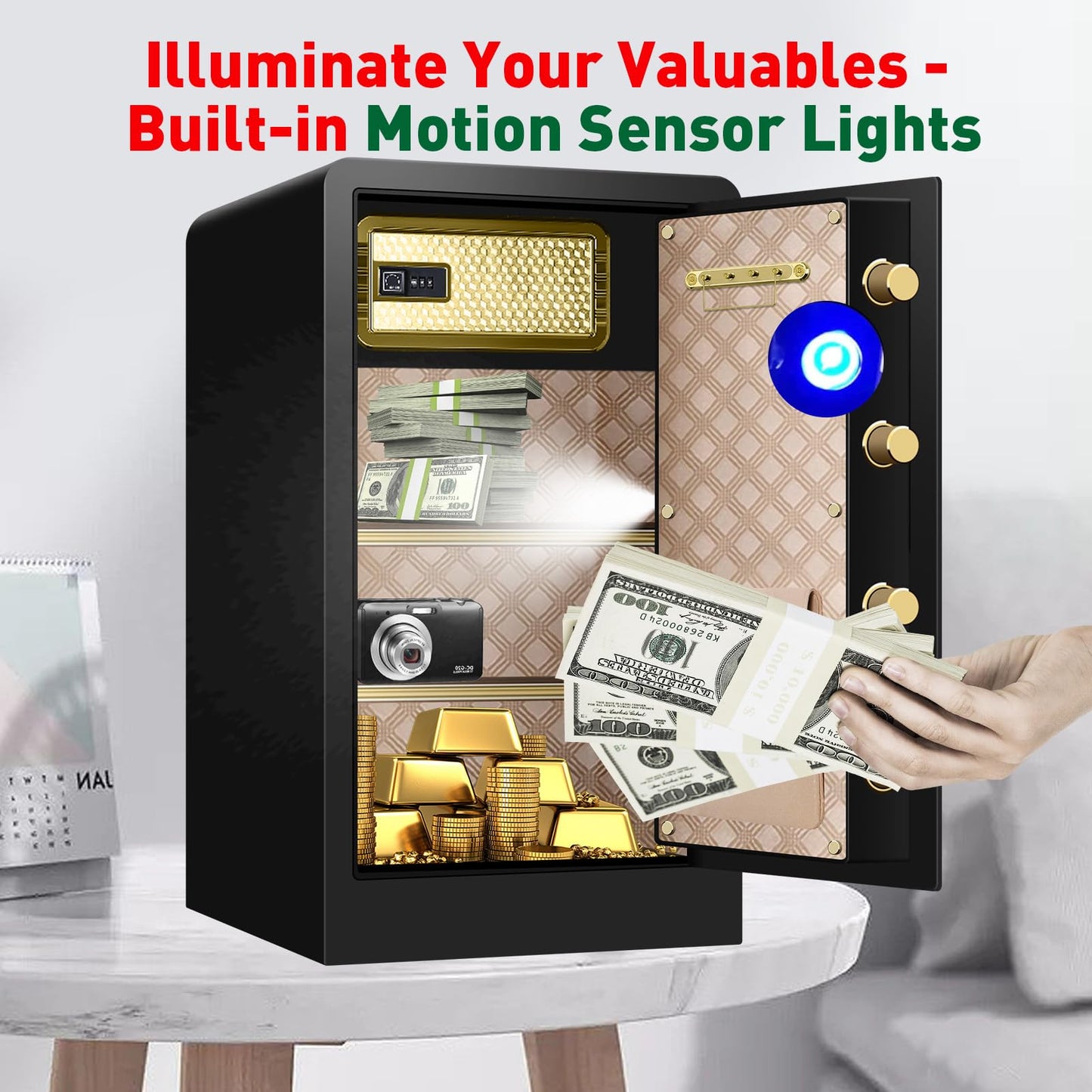 Extra Large Fireproof Safe with Lock Box