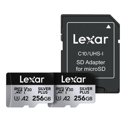 Lexar 256GB microSDXC Card (2-Pack) UHS-I