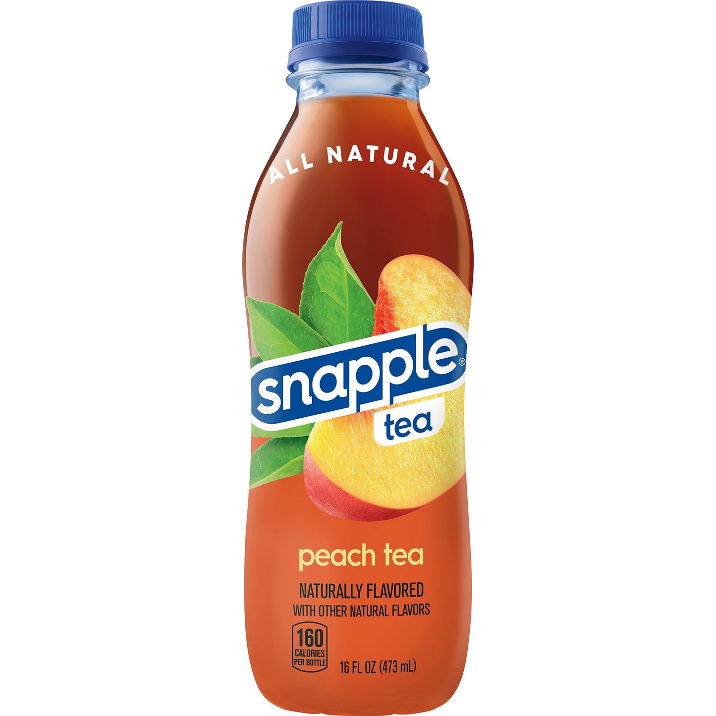 Snapple Peach Tea, 16 oz Bottles, Pack of 12