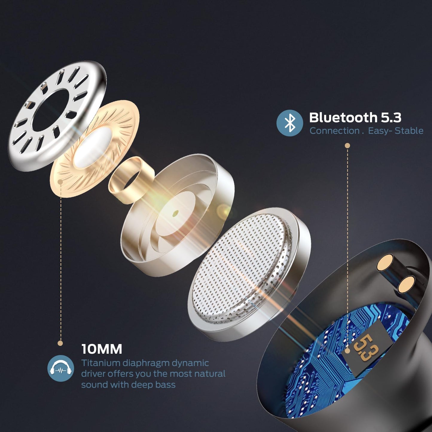 Monster Wireless Earbuds with USB-C Charging Case