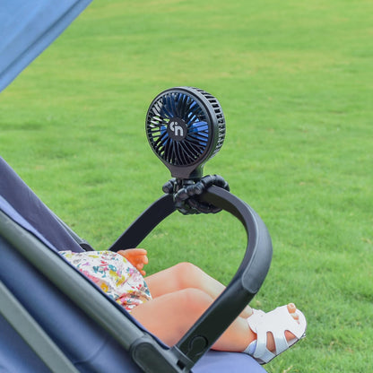 Portable Stroller Fan with 11H Battery Life