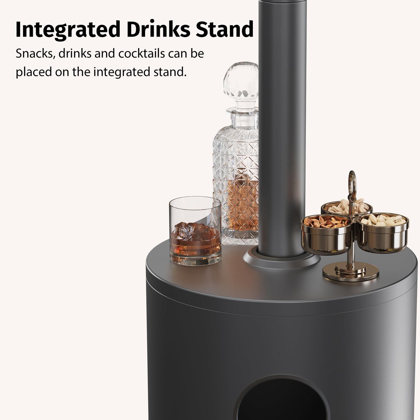48,000 BTU EAST OAK Patio Heater with Wheels